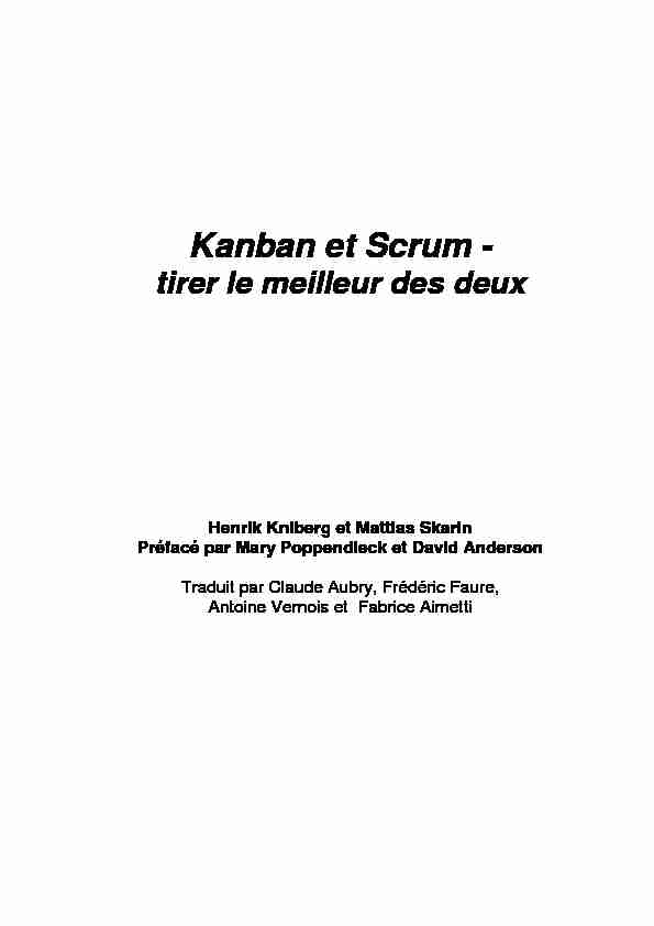 [PDF] Kanban et Scrum - - InfoQ