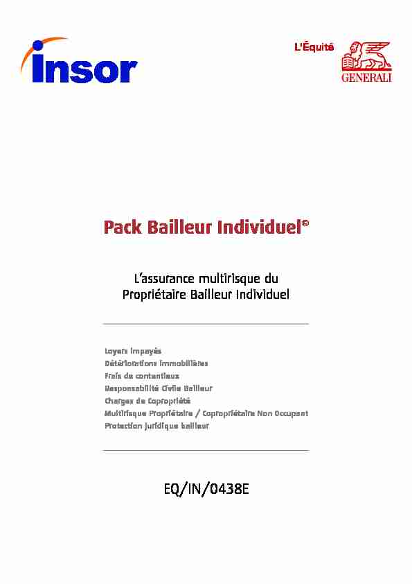 Pack Bailleur Individuel©