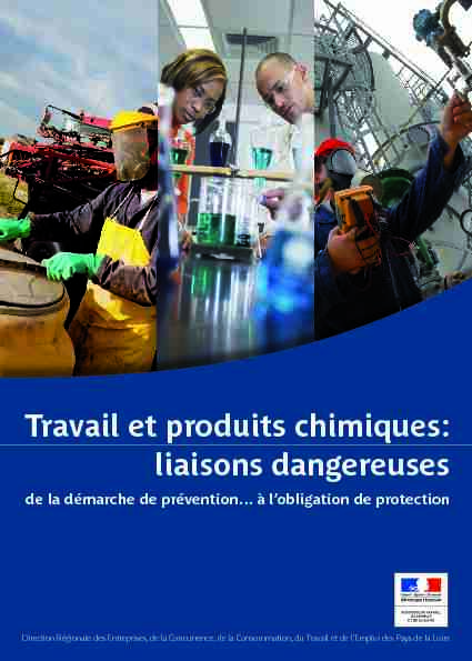 Travail et produits chimiques : liaisons dangereuses