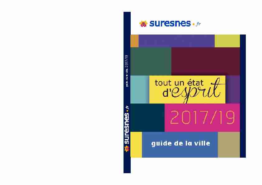 Guide officiel de la ville de Suresnes - 2017/2019