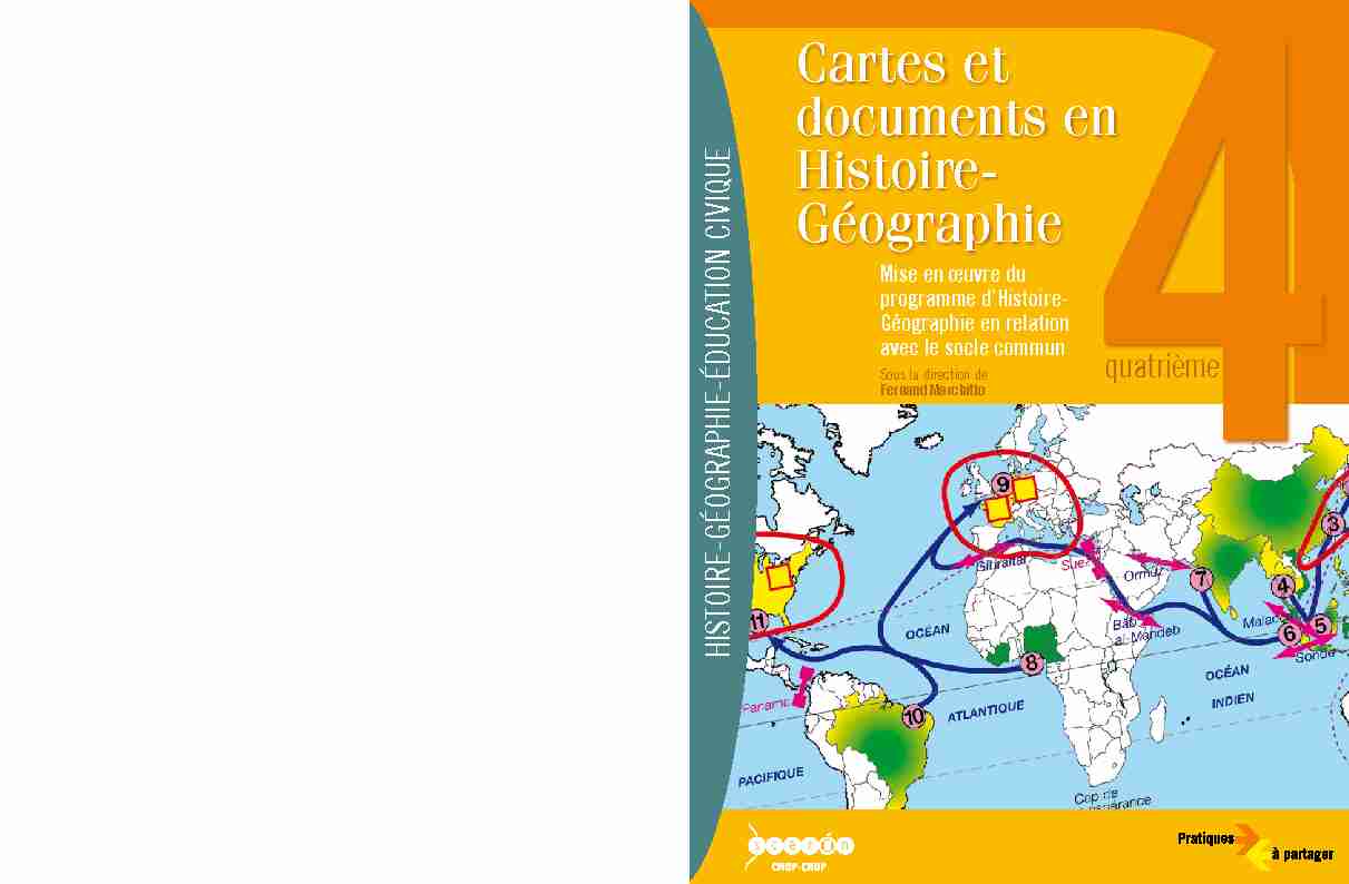Cartes et documents en Histoire- Géographie