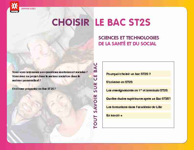 [PDF] CHOISIR LE BAC ST2S - Collège Bois dAmour