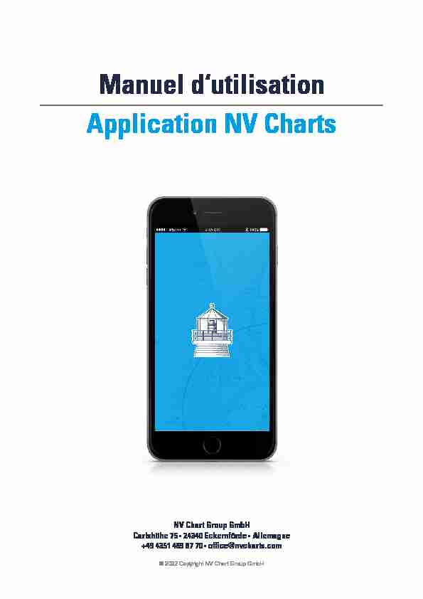 Manuel dutilisation Application NV Charts