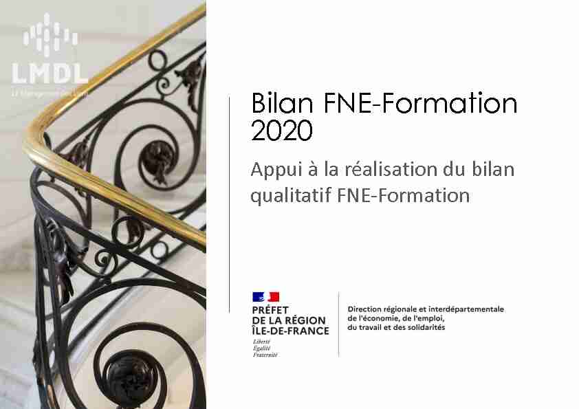 Bilan FNE-Formation 2020