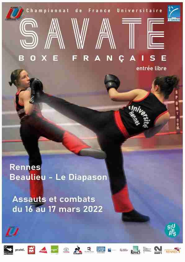 pdf Boxe Savate : deux titres de champion de France pour le Gant d’Hermin