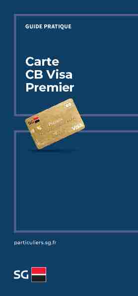 CARTE - CB Visa Premier