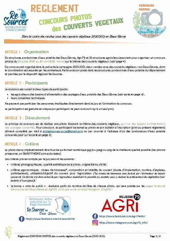 [PDF] règlement du concours photo - Re-Sources Nouvelle-Aquitaine