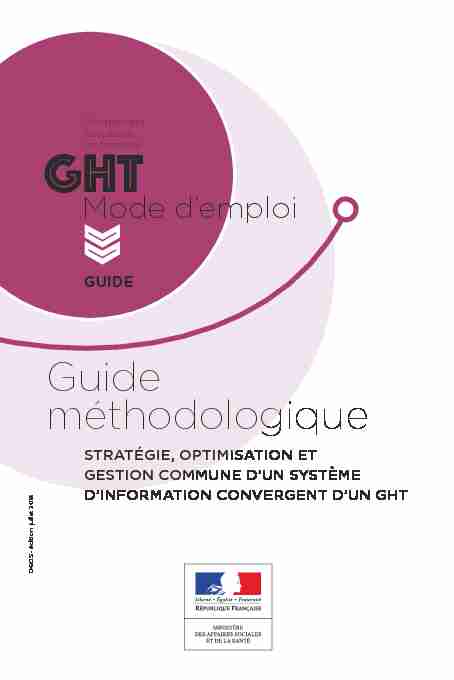 [PDF] Guide méthodologique - Ministère des Solidarités et de la Santé