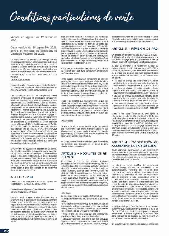 [PDF] Les Conditions Générales de Vente - TACT