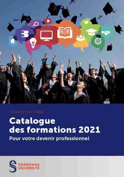 Catalogue des formations 2021