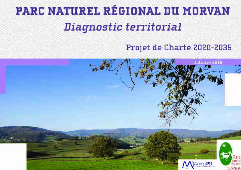 Diagnostic territorial PARC NATUREL RÉGIONAL DU MORVAN