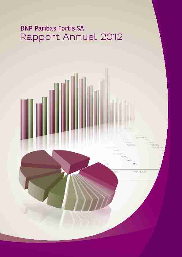 Bnp paribas Fortis sa - Rapport Annuel 2012