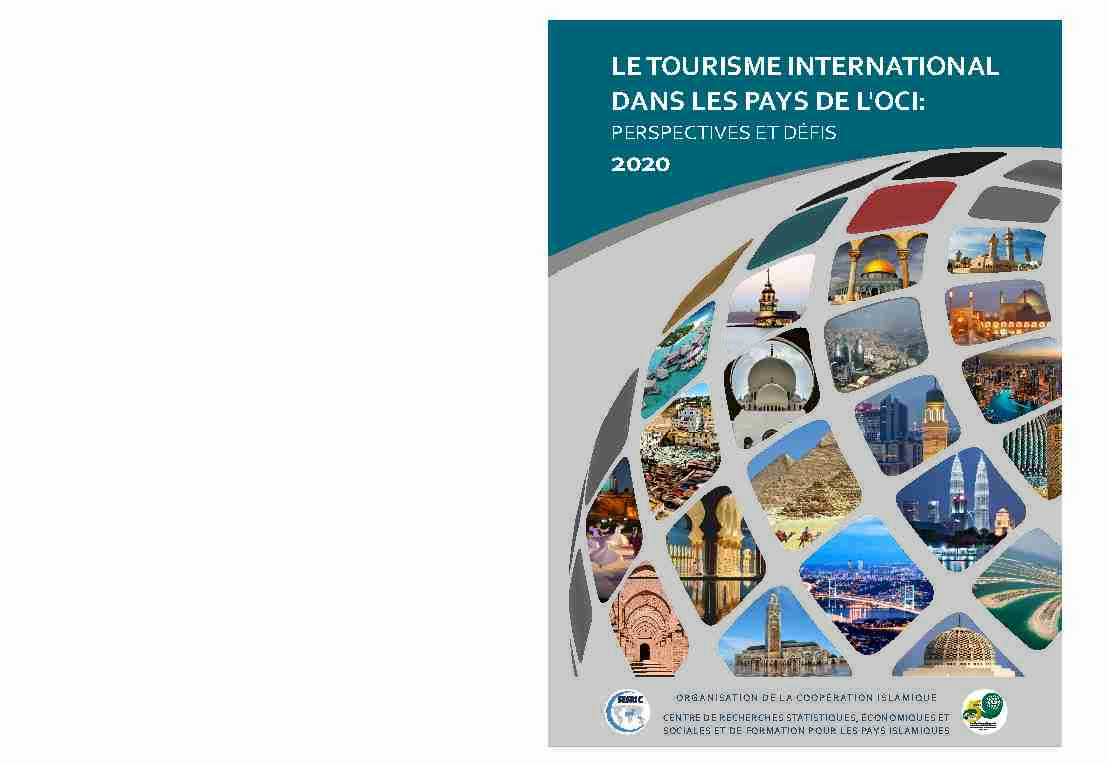 LE TOURISME INTERNATIONAL DANS LES PAYS DE LOCI: 2020