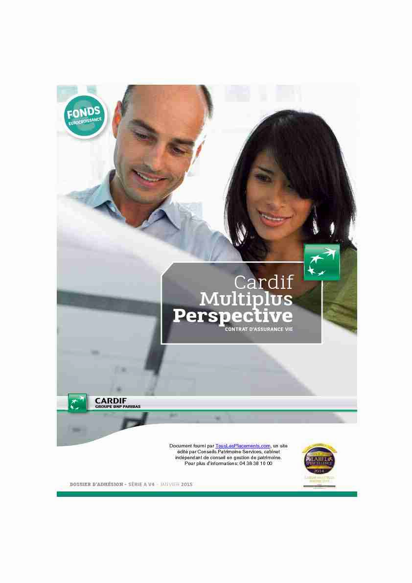 Cardif MultiPlus Perspetive - Conditions Generales