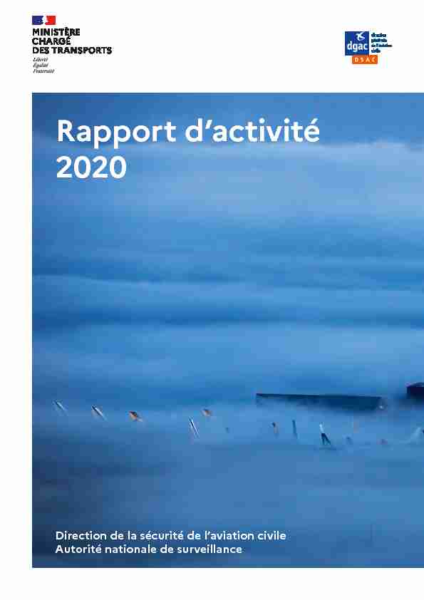 Rapport dactivité 2020