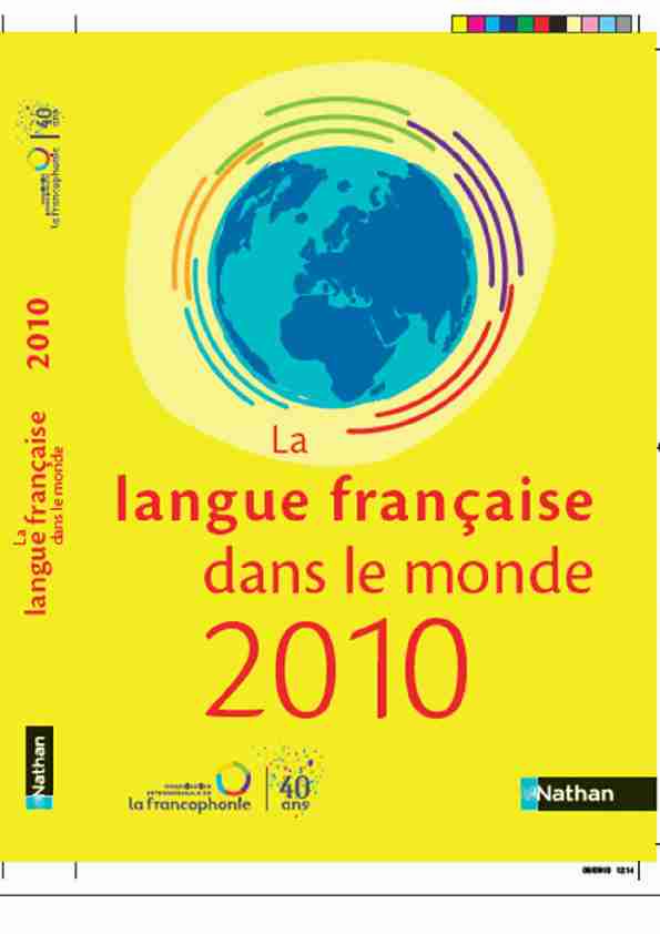 La langue française dans le monde 2010