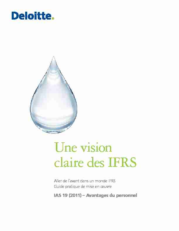 Une vision claire des IFRS - Deloitte US