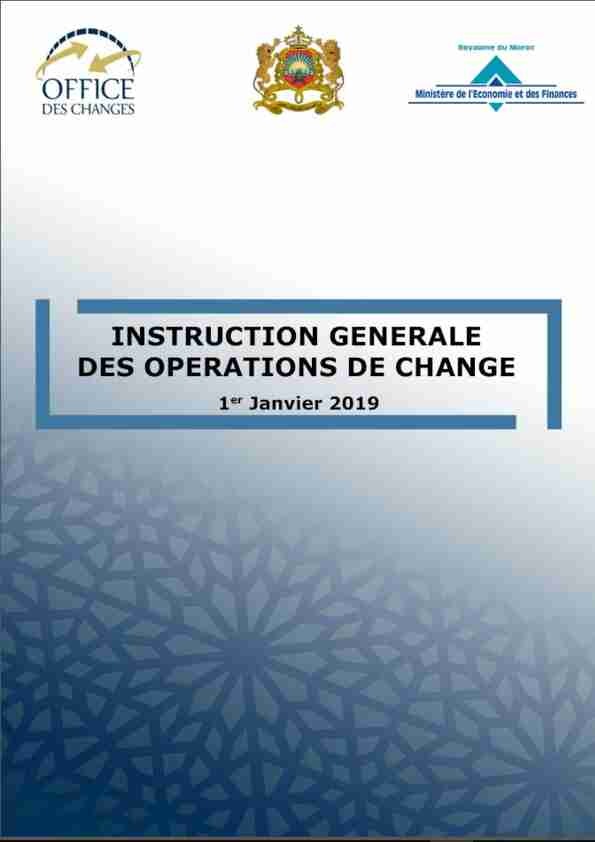 [PDF] Instruction Générale des Opérations de Change - Office des Changes