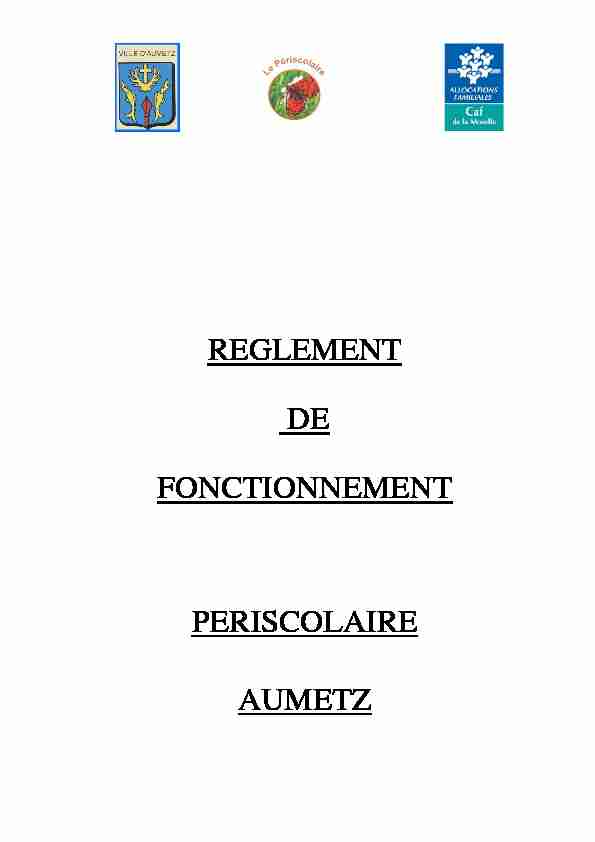 [PDF] REGLEMENT DE FONCTIONNEMENT 2017 - MAIRIE AUMETZ