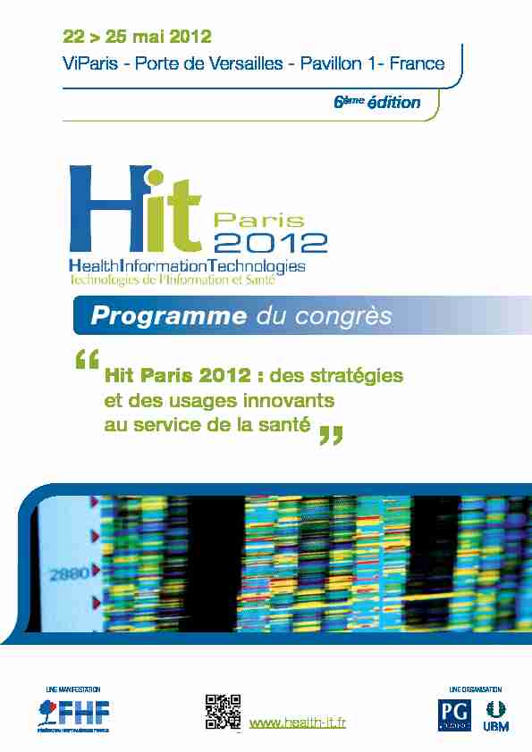 Programme Hit Paris 2012:Mise en page 1