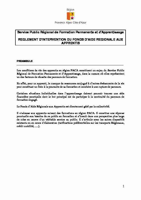 pdf Service Public Régional de Formation Permanente et d