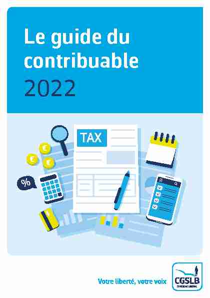 Le guide du contribuable 2022