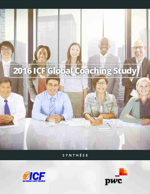 2016 ICF Global Coaching Study - coachfederationfr