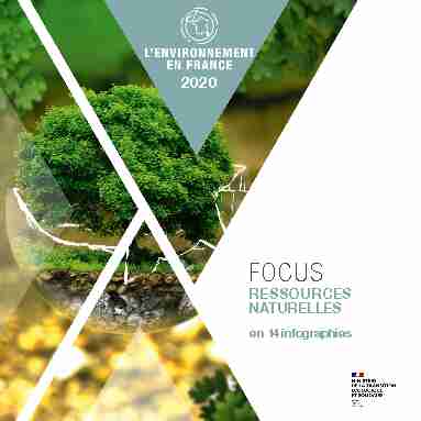 Lenvironnement en France - Focus Ressources naturelles en 14