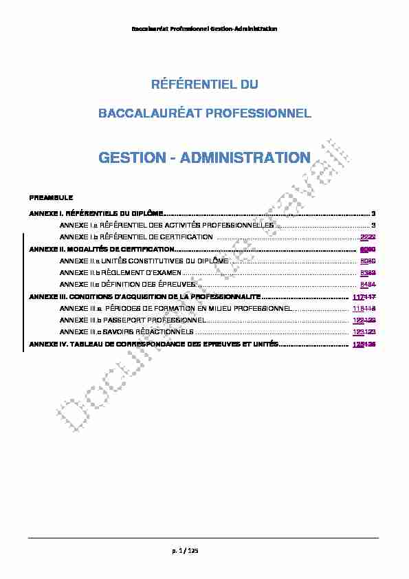 [PDF] Referentiel Baccalaureat Professionnel GESTION-ADMINISTRATION