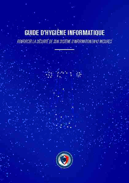 Guide Dhygiène Informatique de lANSSI