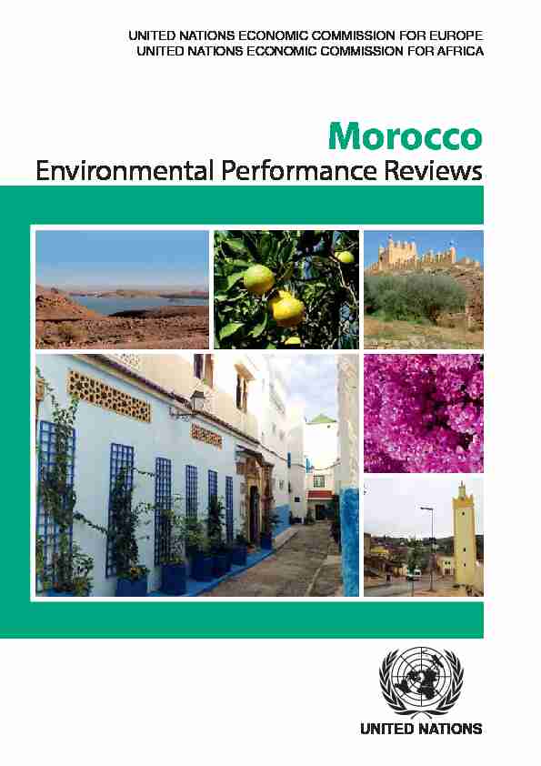 Morocco Environmental Performance Reviews