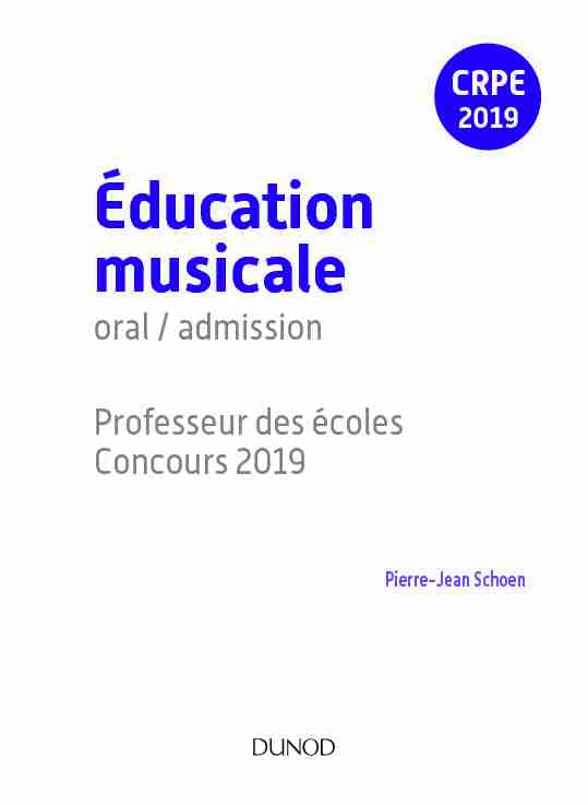 [PDF] Éducation musicale