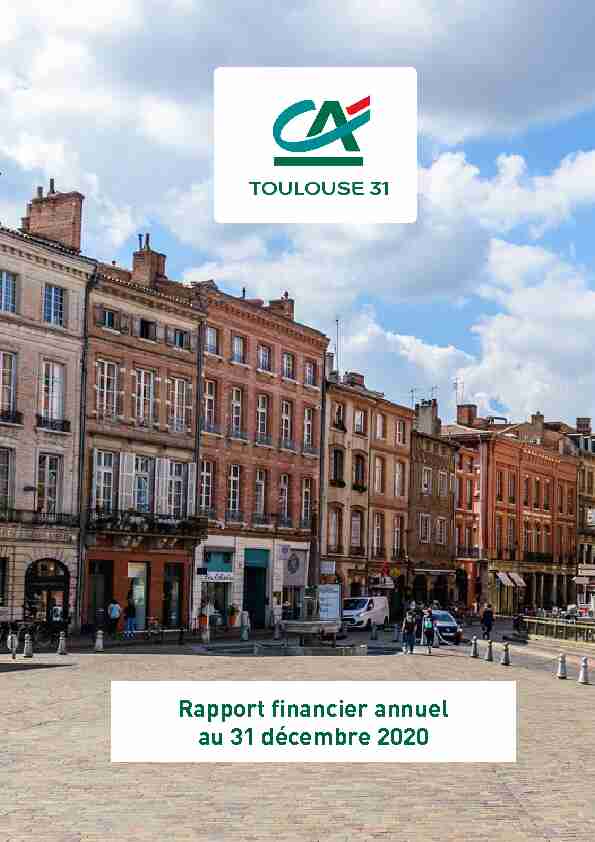 Rapport financier annuel au 31 décembre 2020 - Crédit Agricole