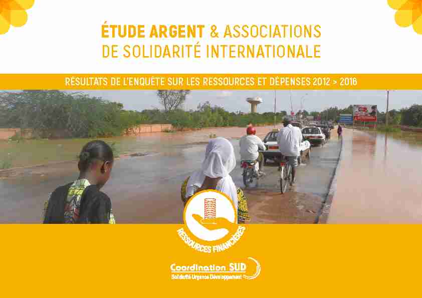 éTUDE ARGENT & ASSociAtionS de SolidArité internAtionAle