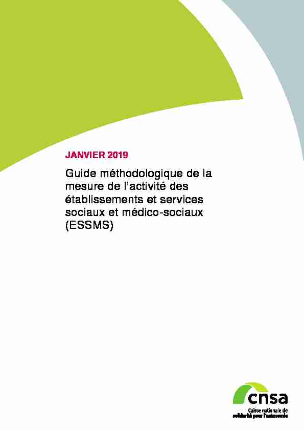 JANVIER 2019 - Guide méthodologique de la mesure de lactivité