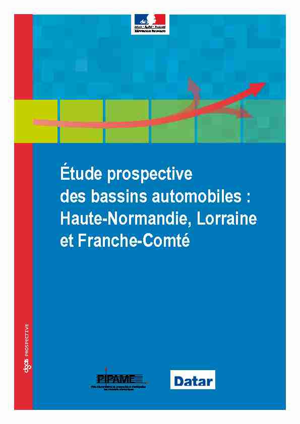 Étude prospective des bassins automobiles : Haute-Normandie