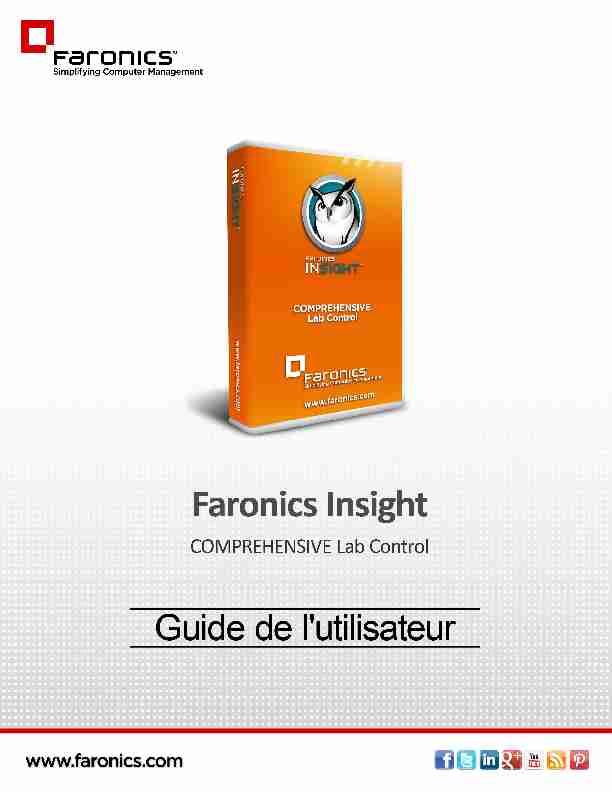 [PDF] Insight User Guide - Faronics
