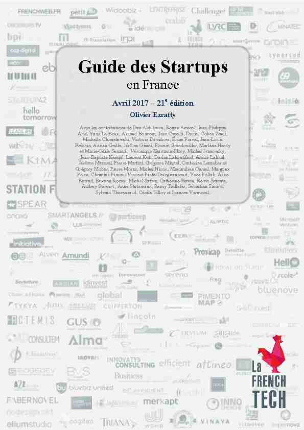 Guide des Startups High-tech en France