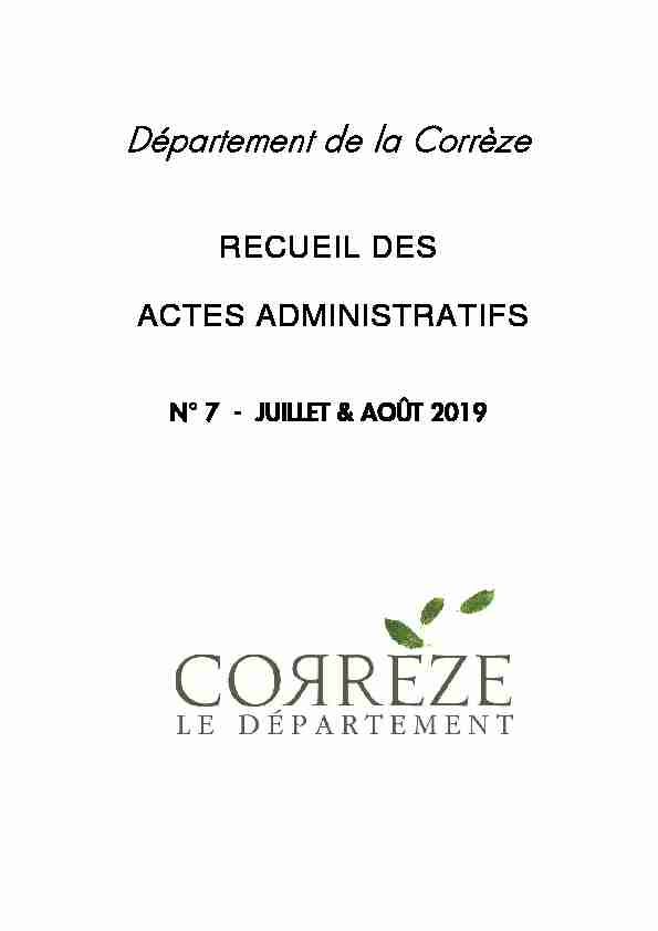 Département de la Corrèze