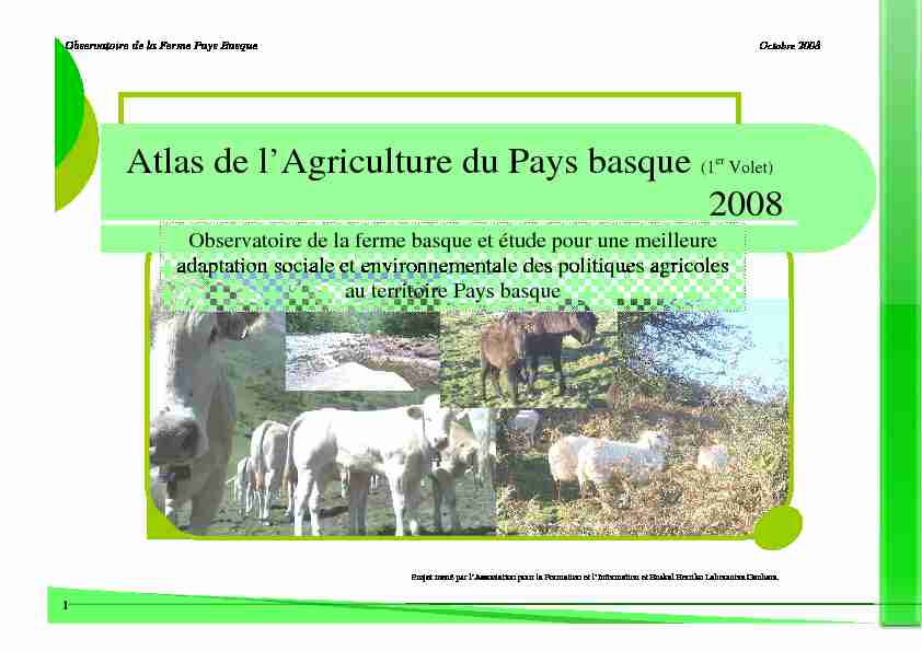 Atlas de lAgriculture du Pays basque (1