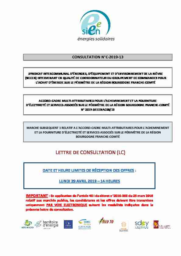 C-2019-13 MS1 LETTRE DE CONSULTATION