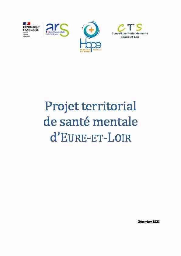 Projet territorial de santé mentale dEURE-ET-LOIR