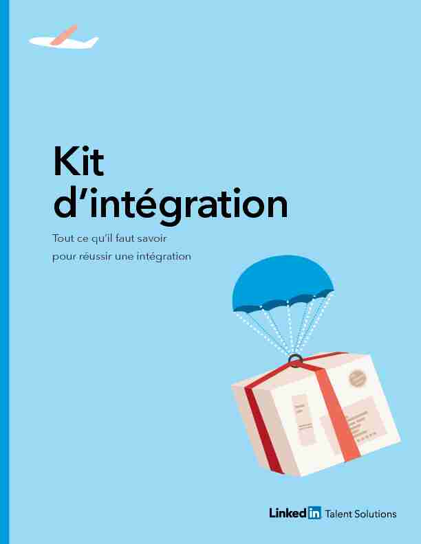 [PDF] Kit dintégration - LinkedIn Business Solutions