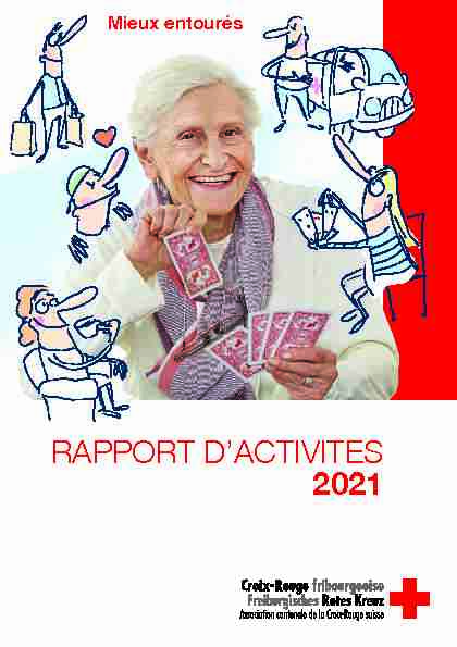 Croix-Rouge fribourgeoise - Rapport dactivites 2020