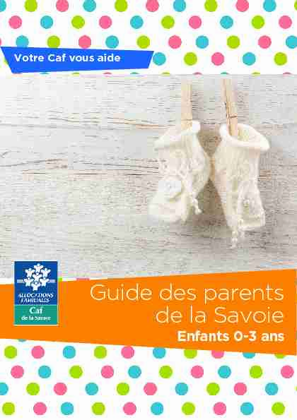 Guide des parents de la Savoie