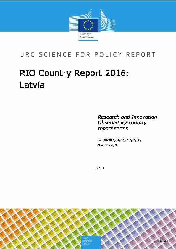 RIO Country Report 2016 Full country name