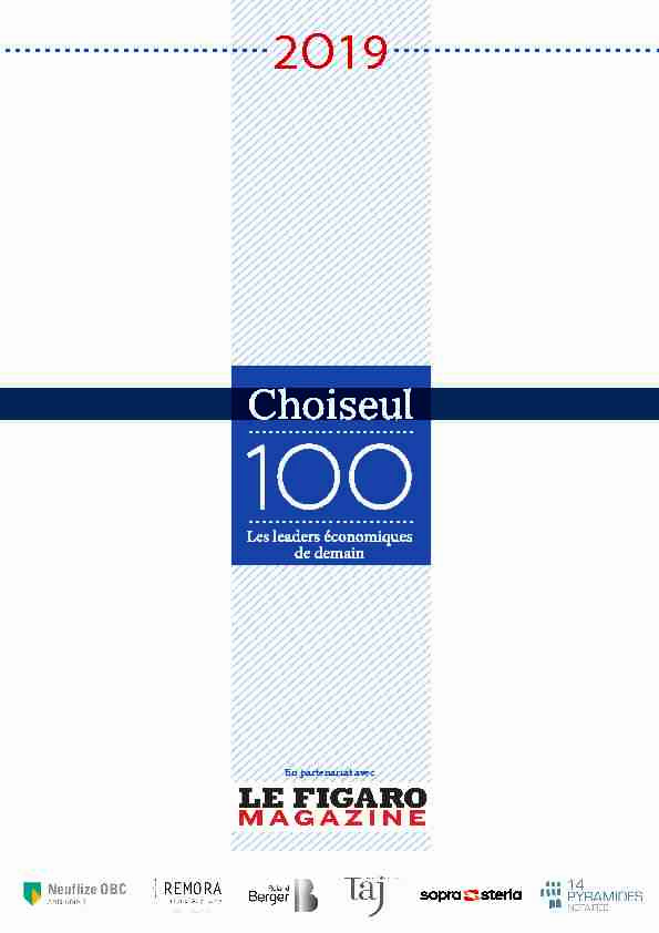 [PDF] Choiseul 100 - En partenariat avec