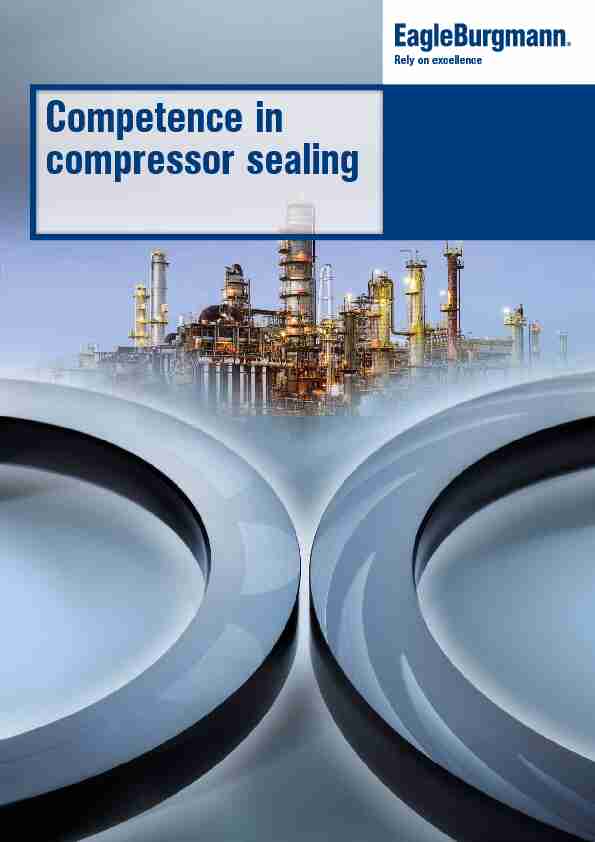 Competence in compressor sealing