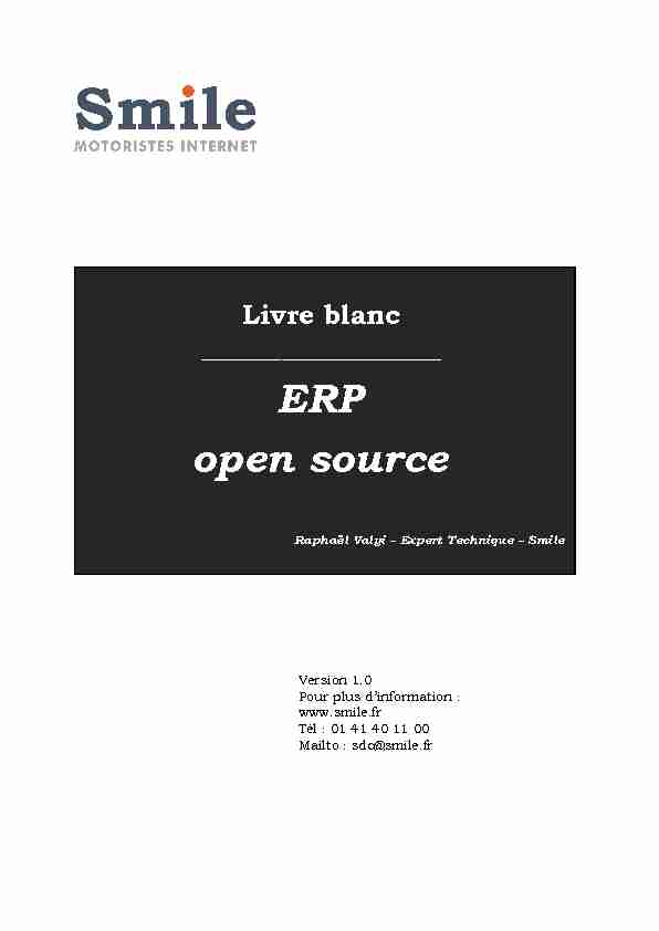 Livre Blanc ERP Open Source