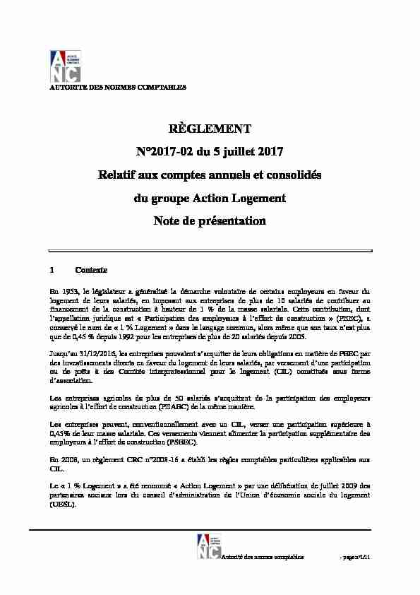 [PDF] RÈGLEMENT N°2017-02 du 5 juillet 2017 Relatif aux  - ANC